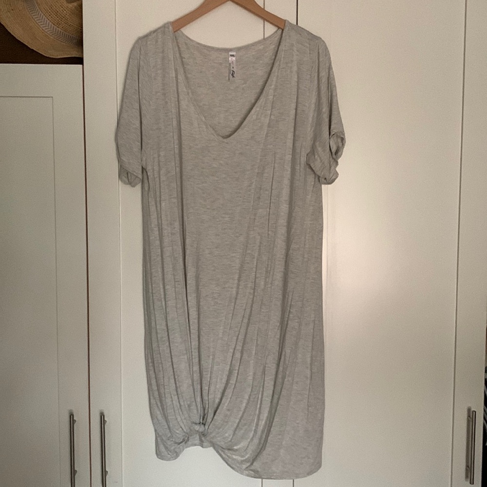 Knotted T-Shirt Dress